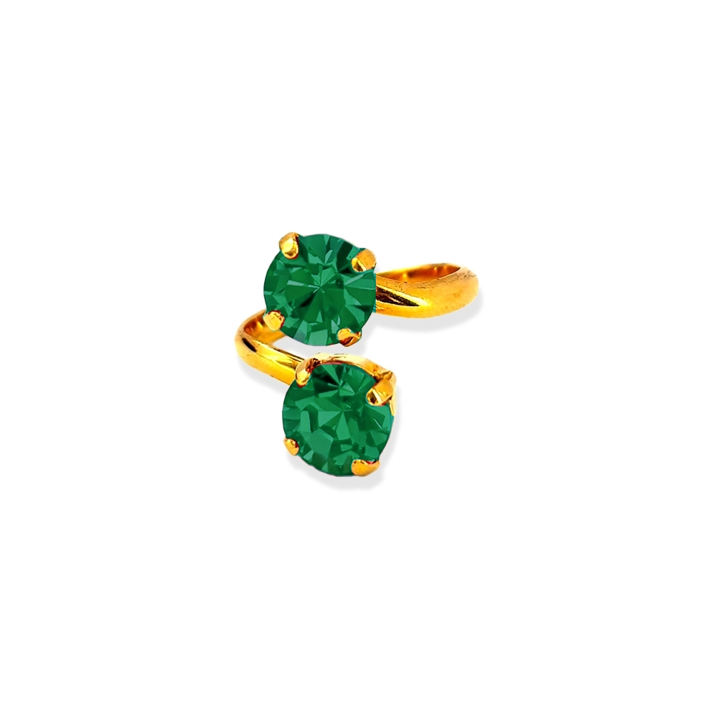 Adjustable ring with premium Austrian crystals “A forest of wonders”