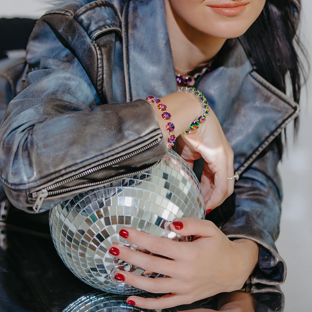 Bracelet with premium Austrian crystals "Miracle"