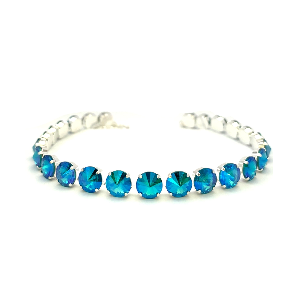 Crystal necklace "The secret of the lagoon"