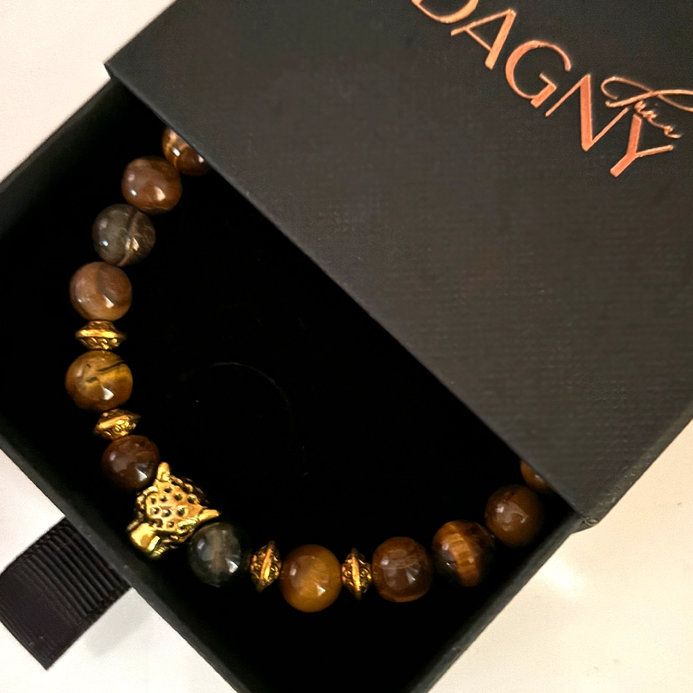 Tiger eye stone bracelet Dagnyluxe jewellery 1