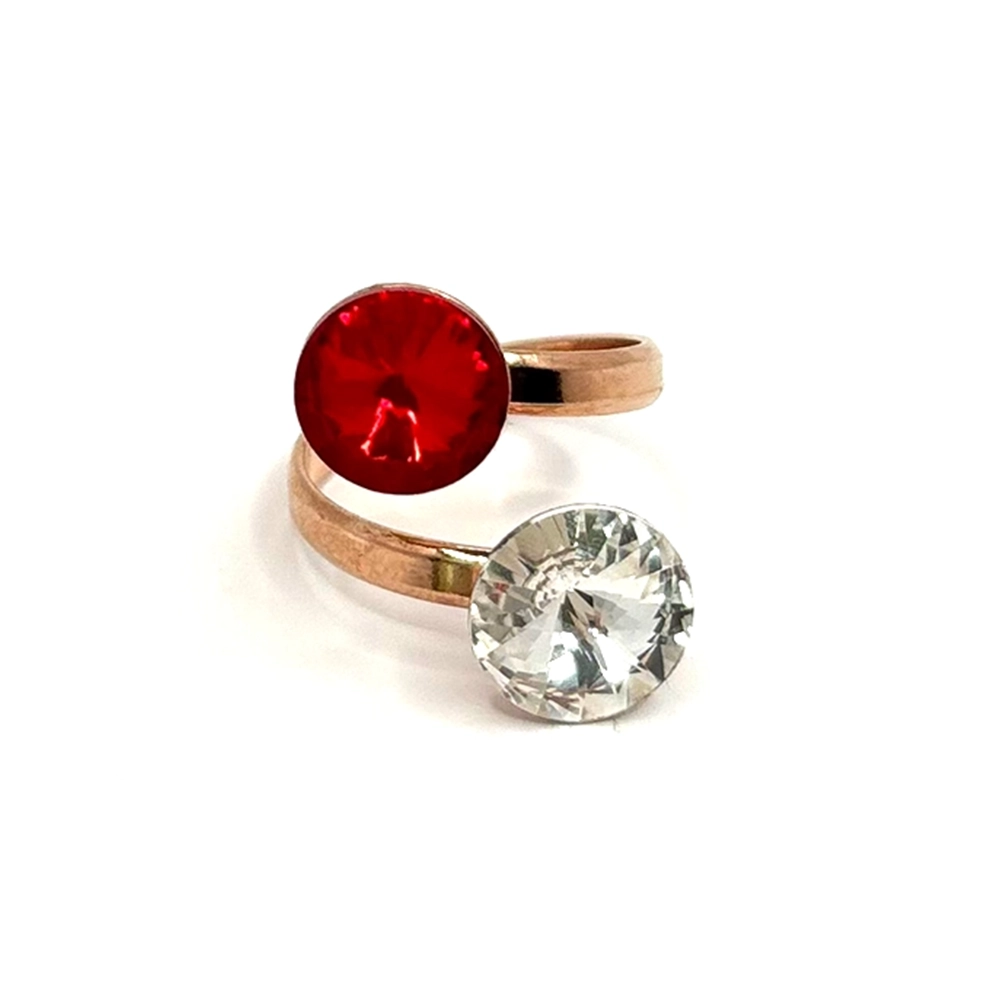 Gold plated silver ring “Flamenco”