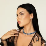 Necklace “Mediterranean Breeze” with premium Austrian crystals