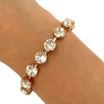 Bracelet Skyscrapers of Dubai with premium Austrian crystals 8mm
