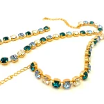 Necklace “River” with premium Austrian crystals model