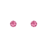 DagnyLuxe silver stud earrings rose pink