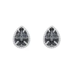 black earrings