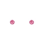 Silver stud earrings with crystals “Femininity” 5mm