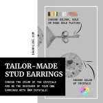 Tailor made earrings